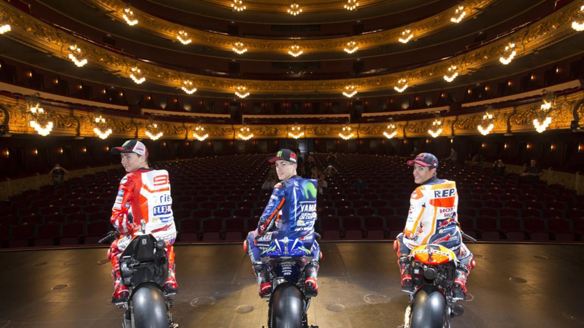 Reportaje Promoción GP Monster Energy Catalunya MotoGP 2017 en el Gran Teatre del Liceu