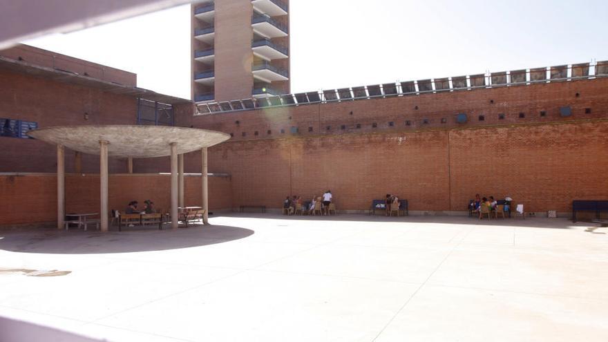 Patio interior del centro penitenciario de Alhaurín de la Torre.