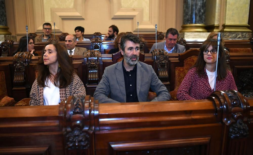 Primer pleno del mandato de Inés Rey en A Coruña