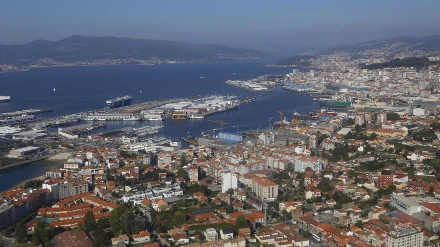 Vista aérea de Vigo. // Ricardo Grobas