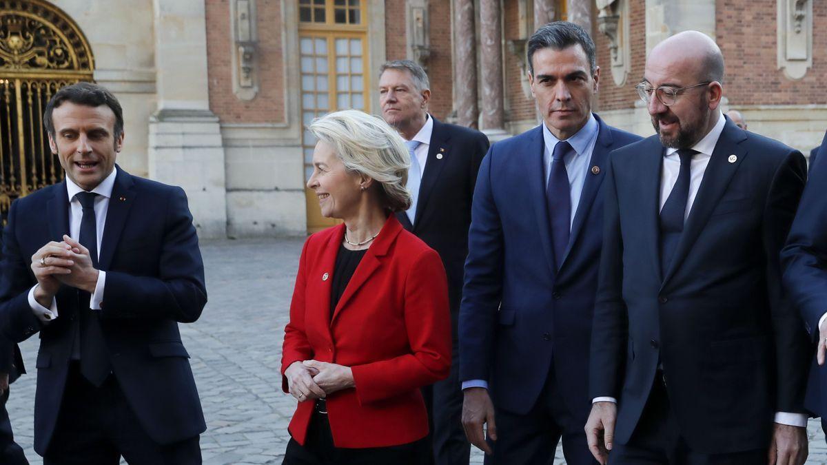 Los líderes de la UE en Versalles.