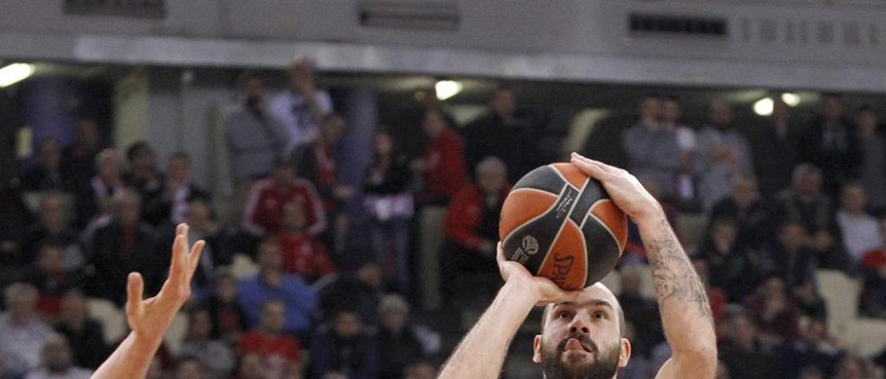 Spanoulis, en el último partido ante Valencia Basket.