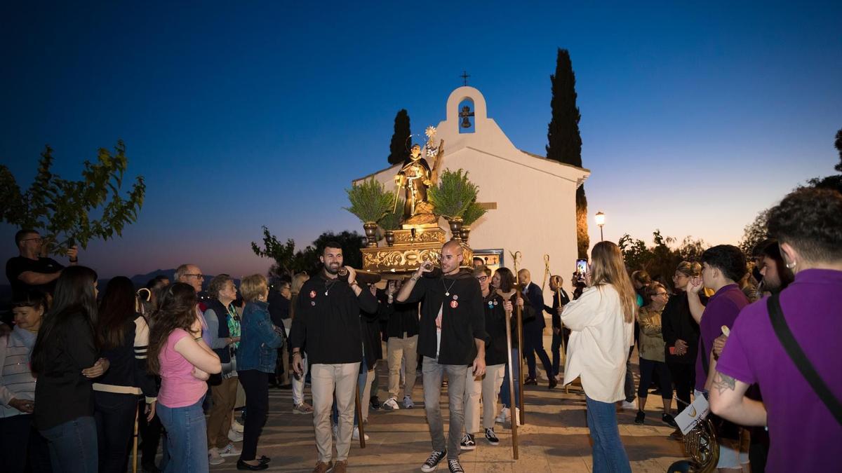 Uno de los momentos destacados es el traslado de la imagen del santo.
