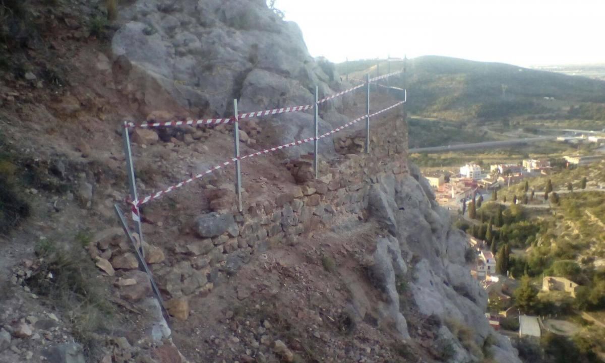 Fin de la primera fase de las obras del Castell de Borriol