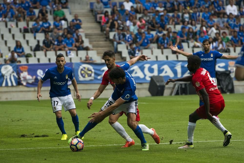 El partido Real Oviedo-UD Almería, en imágenes