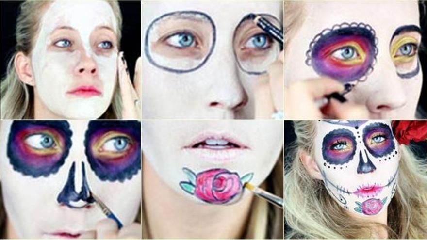 Tres maquillajes para Halloween paso a paso