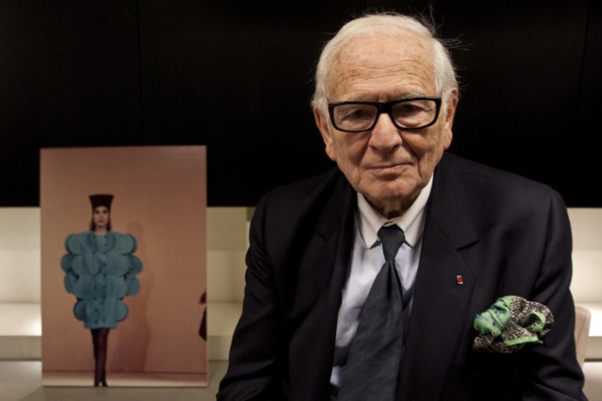 El dissenyador de moda italià Pierre Cardin.