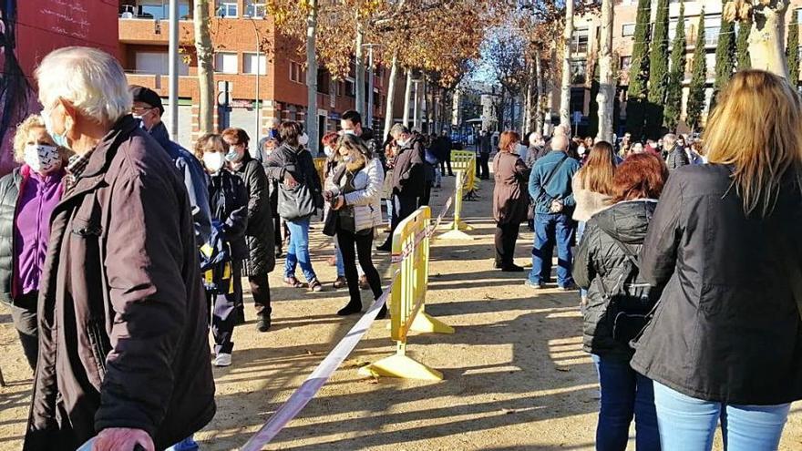 Cues davant el Nexe de Sant Fruitós pels cribratges intensius