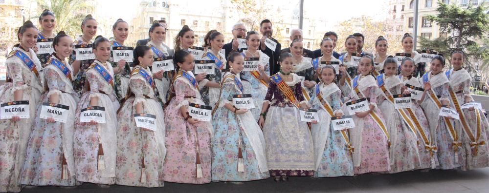 Fallas 2020. Palco día 9. Un día especial para Consuelo y Aitana