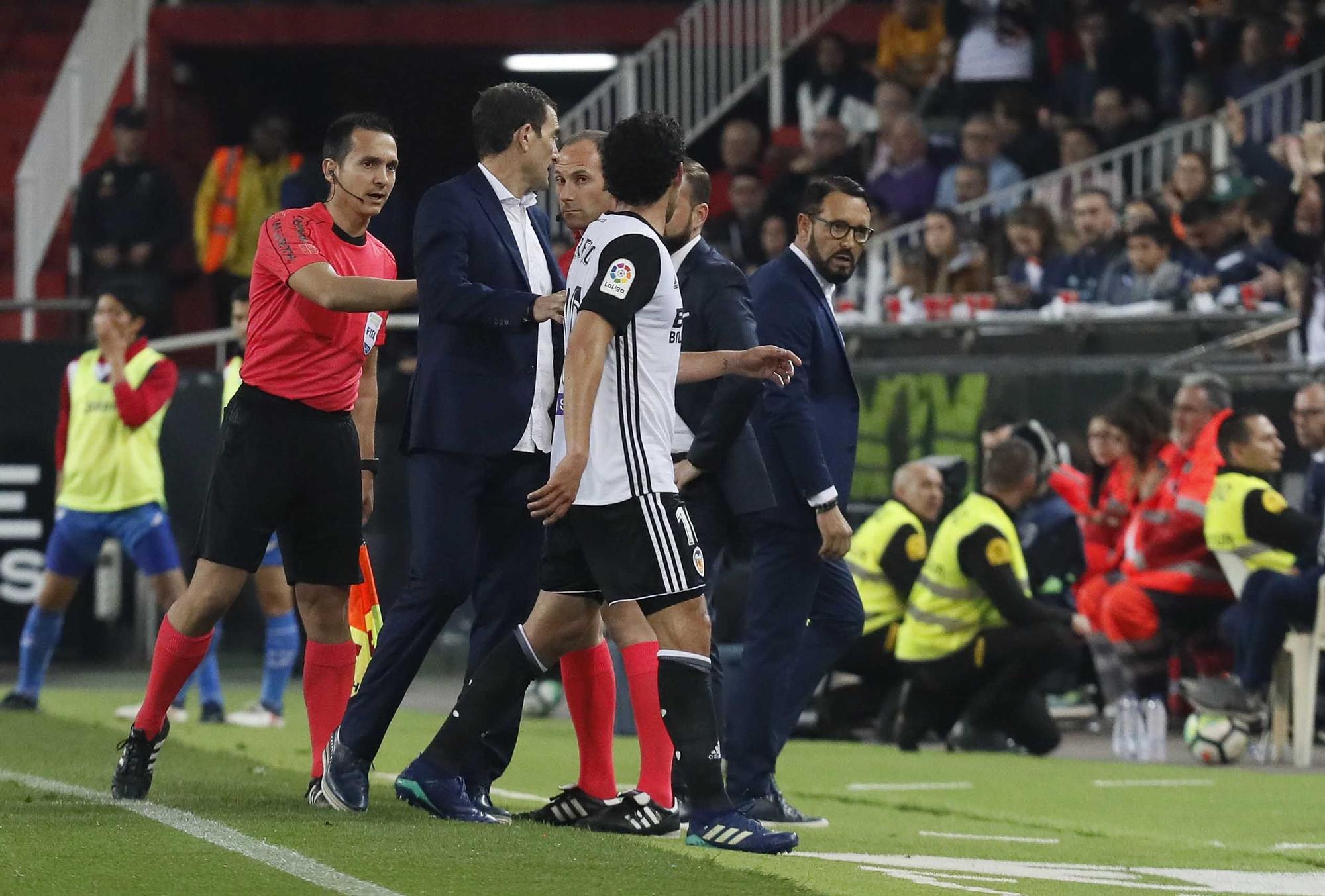 Los enfrentamientos Valencia CF - Getafe con Bordalás en el banquillo madrileño