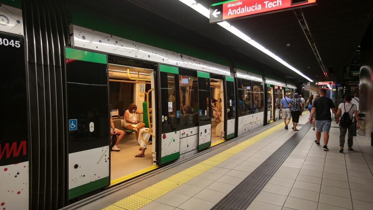 Una imagen del Metro de Málaga.