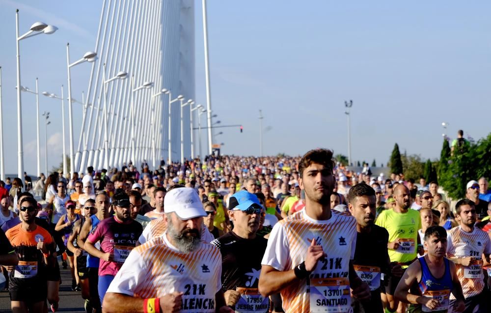 Las mejores imágenes del Medio Maratón Valencia Tr