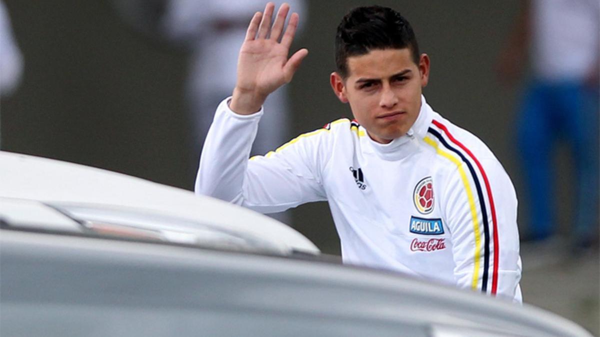 James Rodríguez, delantero del Real Madrid