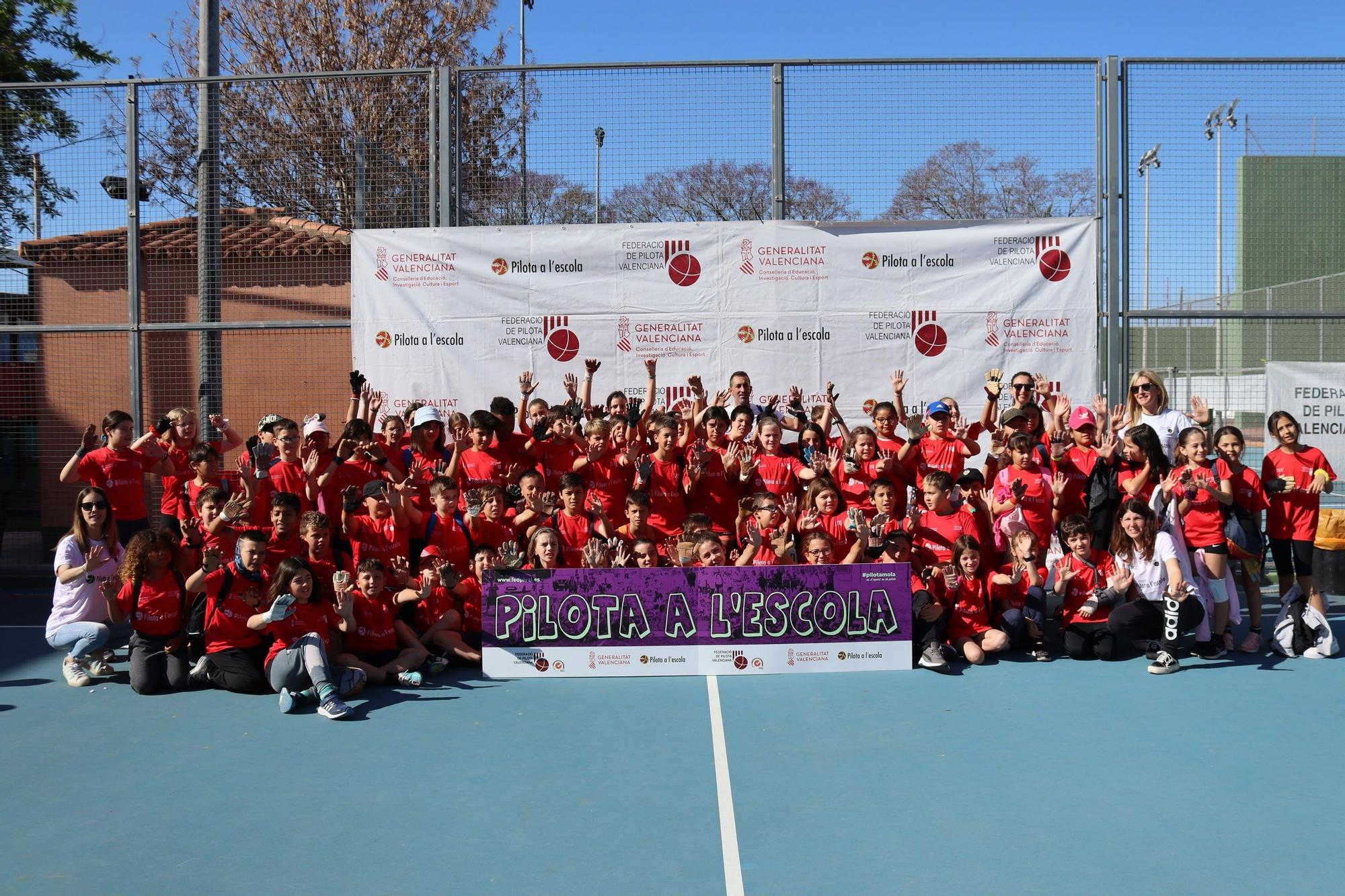 Trobada de Primària de Pilota a l'Escola en Massalfassar