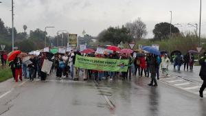 Manifestación contra el Pla de Ponent de Gavà, en marzo de 2026.