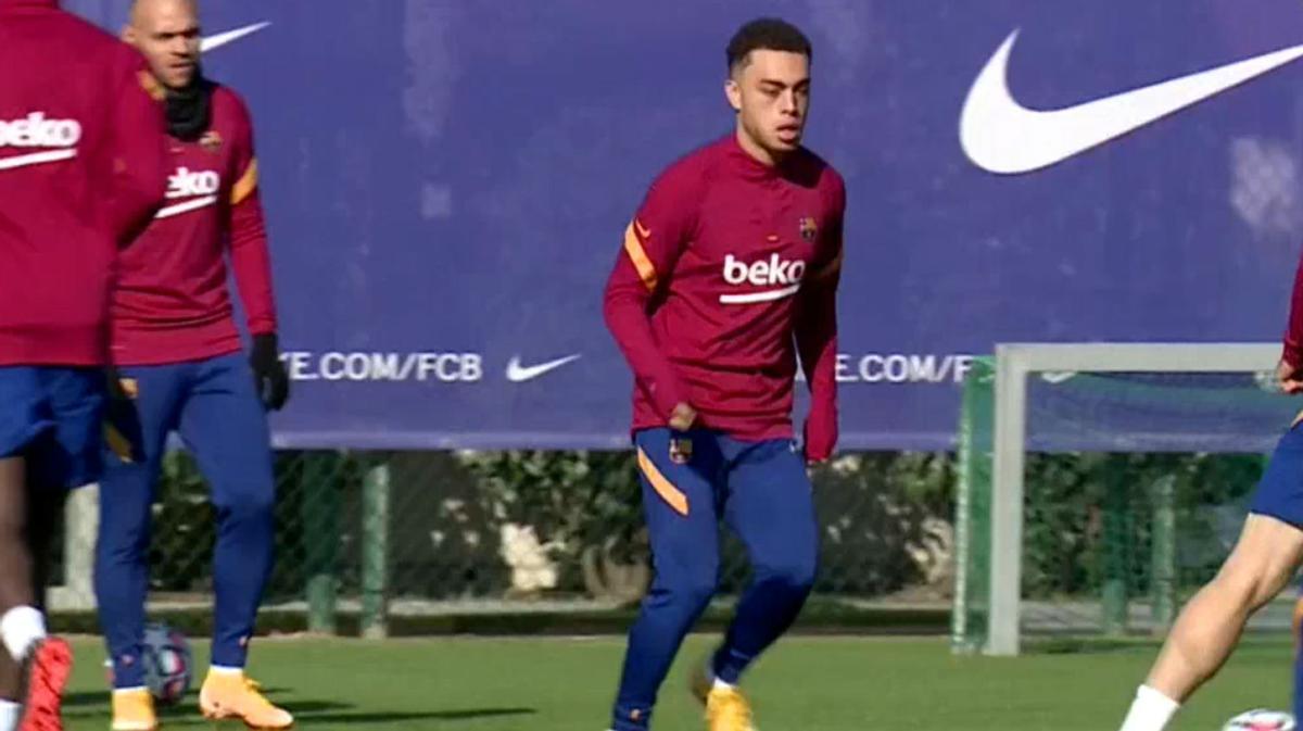 El Barça realiza entrenamiento de recuperación