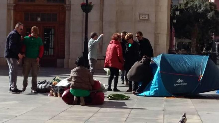 La PAH prevé más protestas por la «inacción» municipal