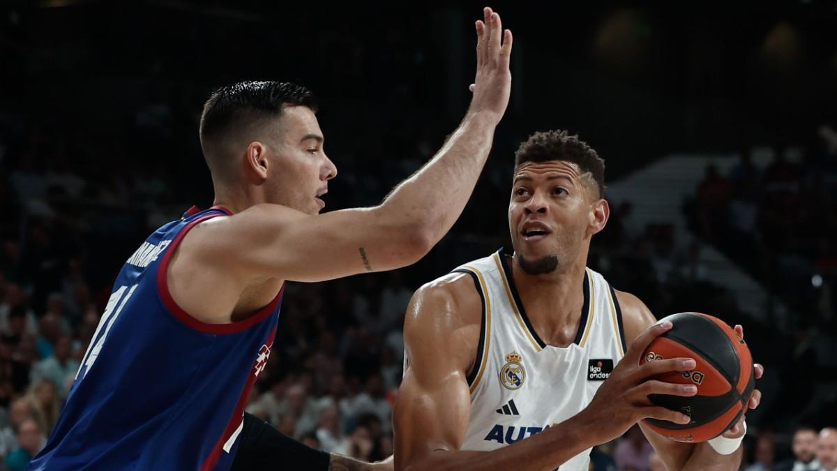 Willy Hernangómez y Edy Tavares, en el clásico