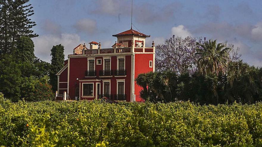 Vista del edificio principal de l’Hort de Coll. | F. CALABUIG