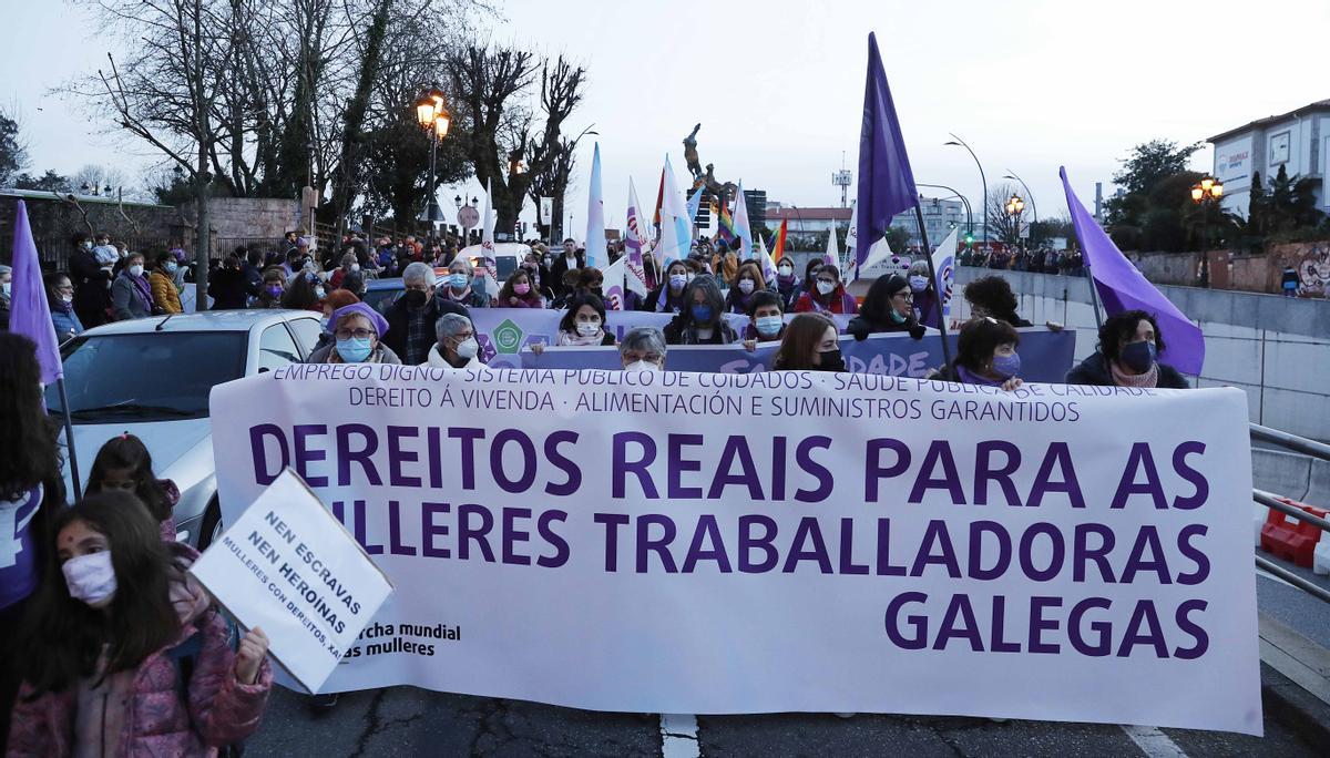 8M GALICIA: Así fue el Día Internacional de la Mujer en Vigo