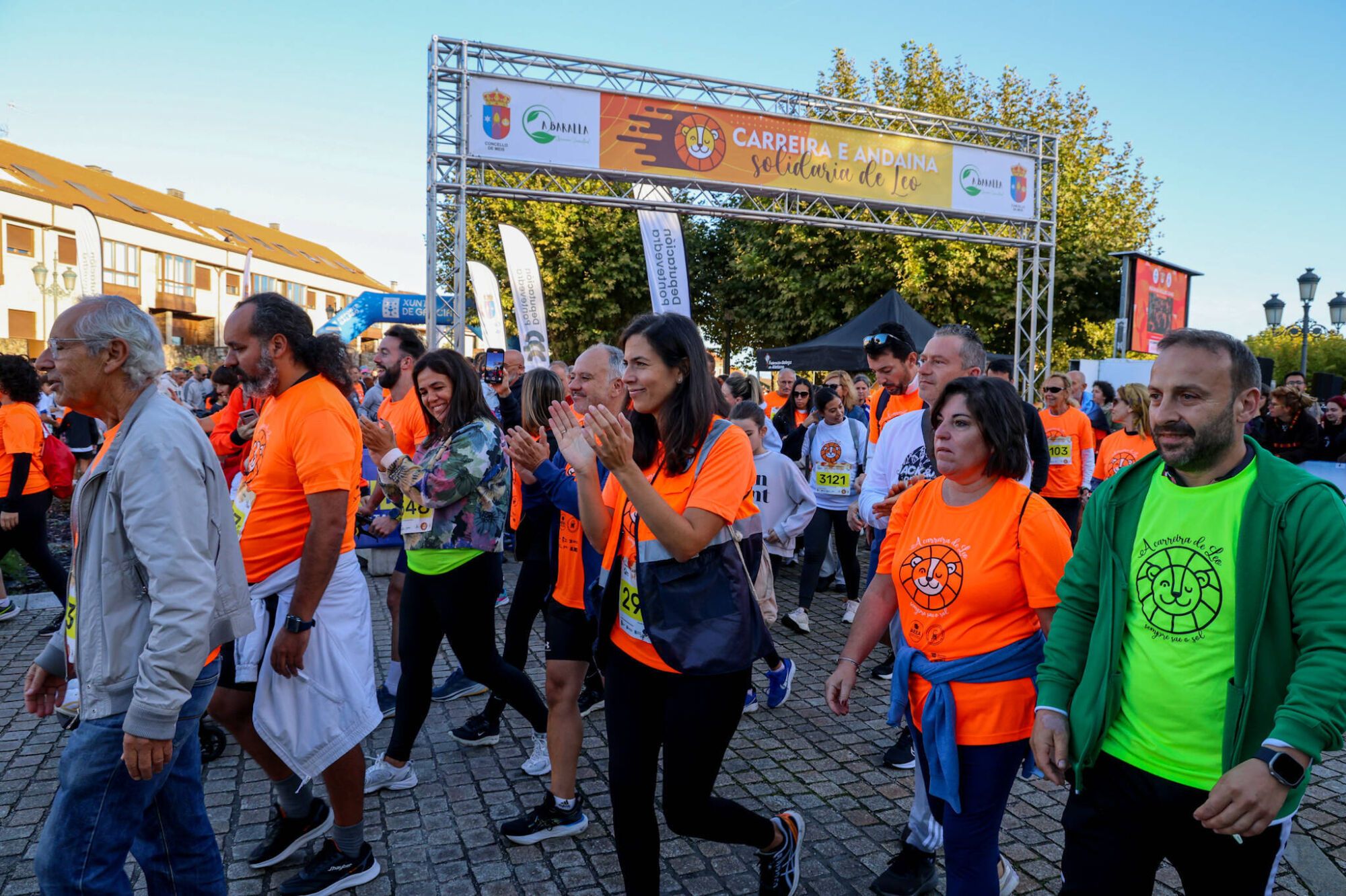 Andaina y carrera solidaria por niños como Leo Diz