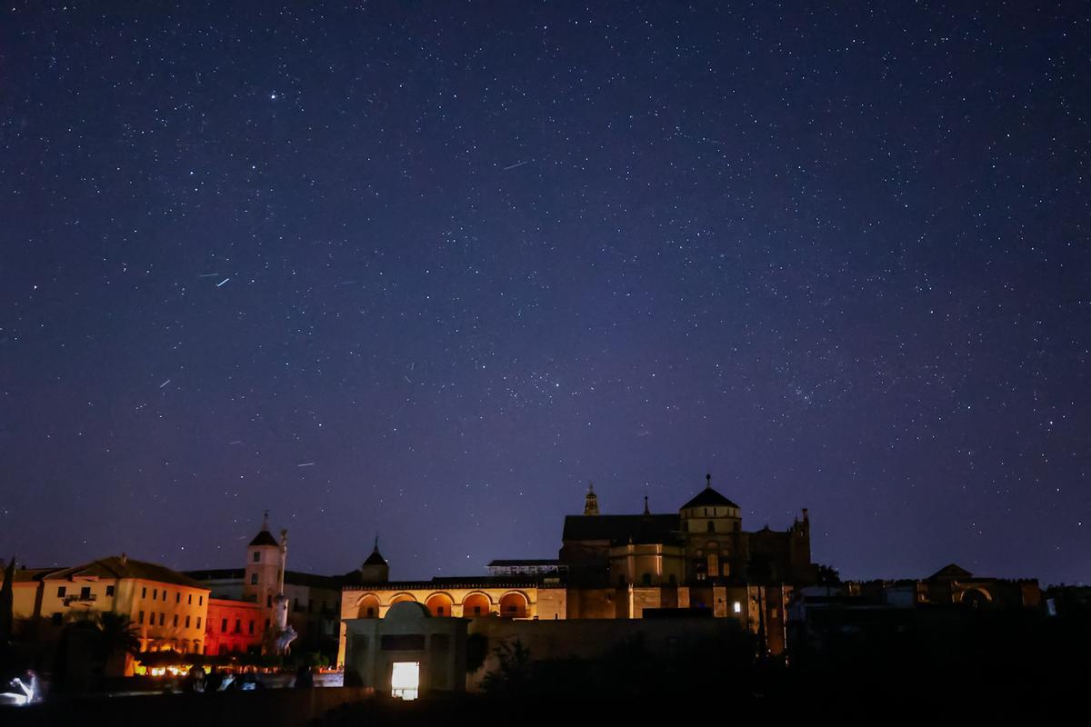 Cielo estrellado en el Puente Romano.