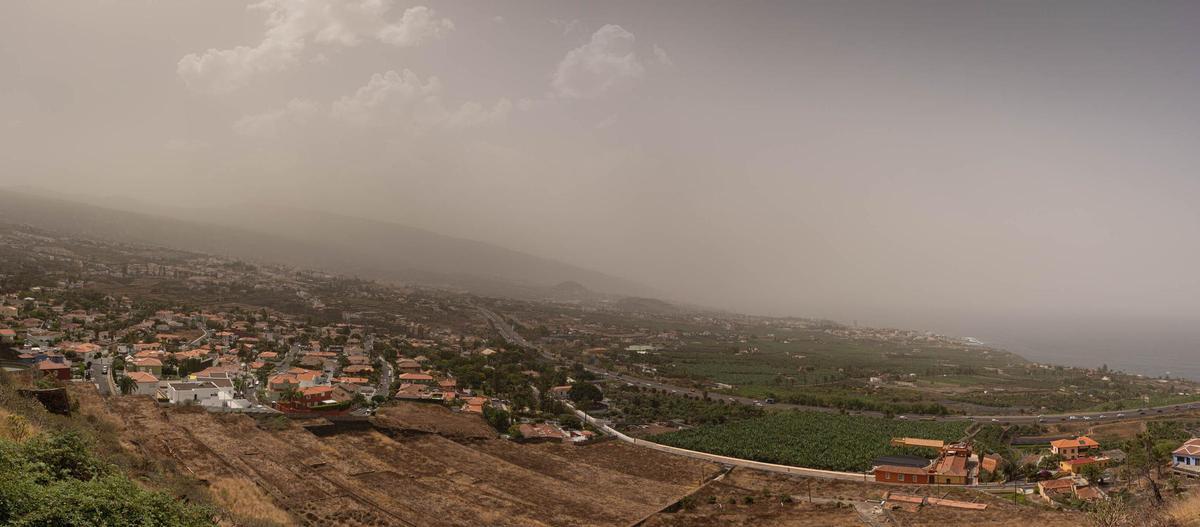Jornada de calima en Tenerife.