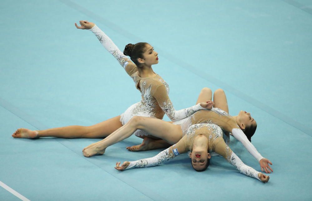 Acrobacias en los Juegos Europeos de Minsk 2019