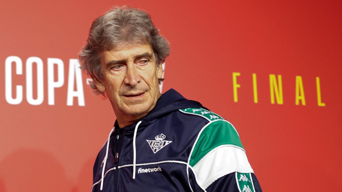 Pellegrini, entrenador del Betis, en la previa de la final de Copa