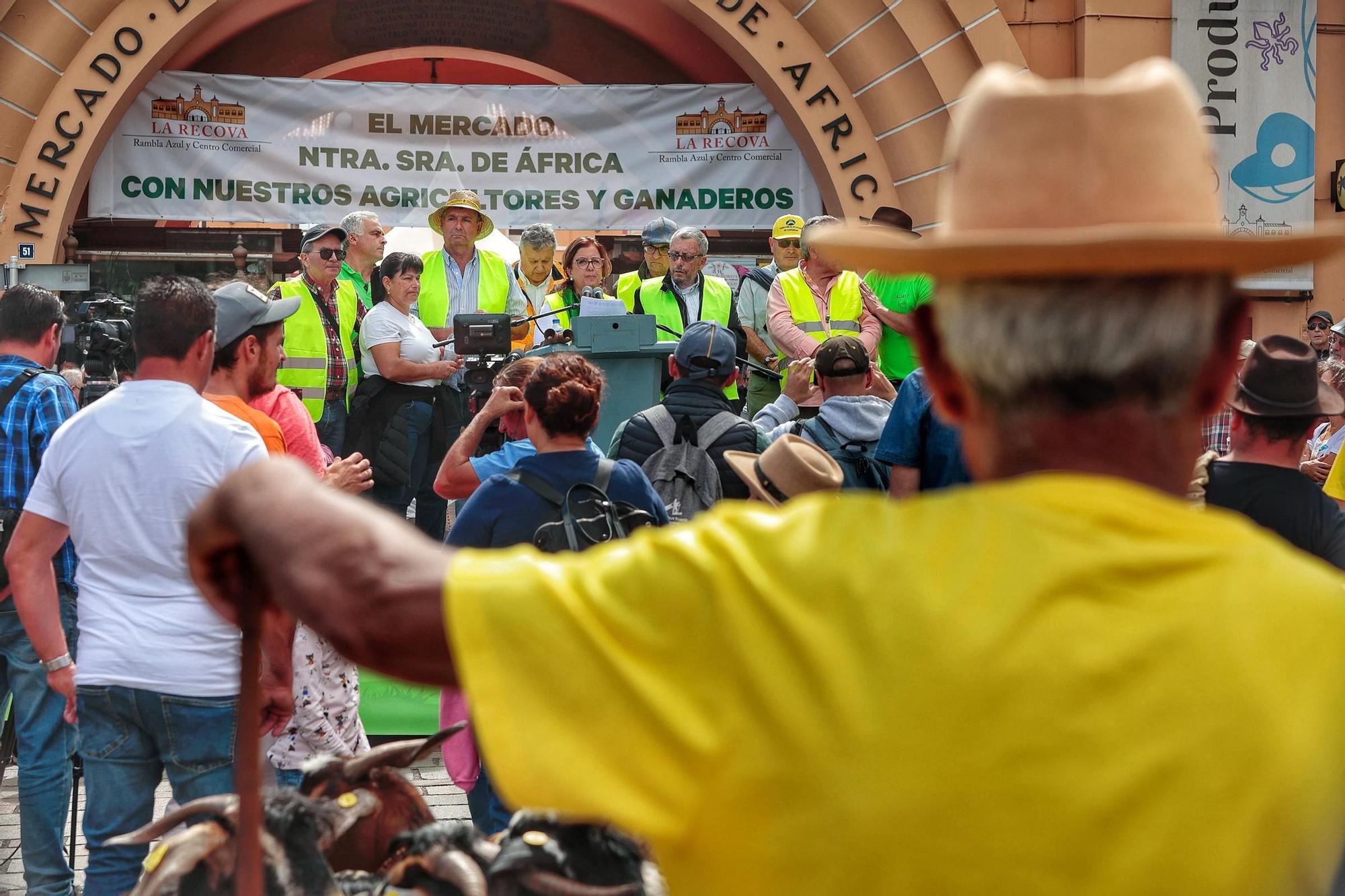 El sector agrario protesta en las calles de Santa Cruz