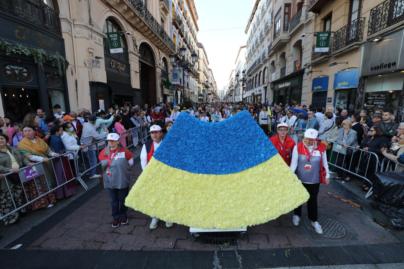 Ucrania ha sido el país invitado a la ofrenda