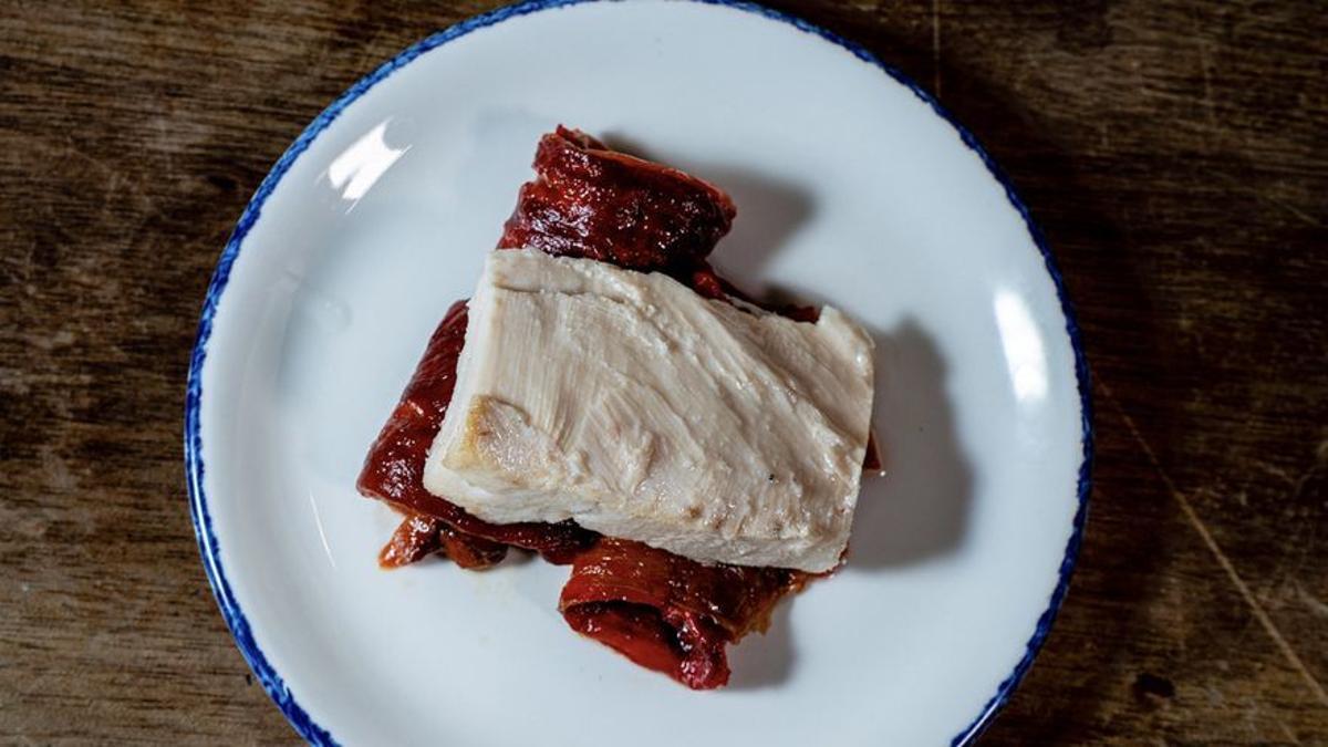 El bonito con tomate del Mesón de Fuencarral.