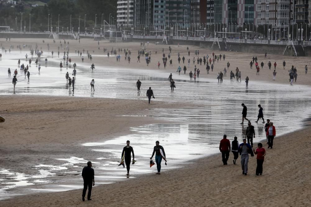 Inicio de la desescalada en Gijón