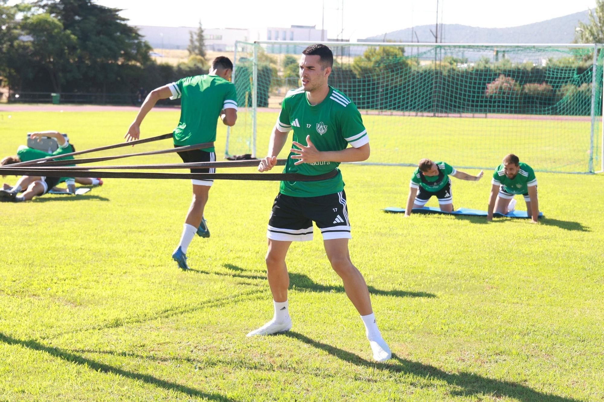 Primer entrenamiento del Cacereño 2025-2026