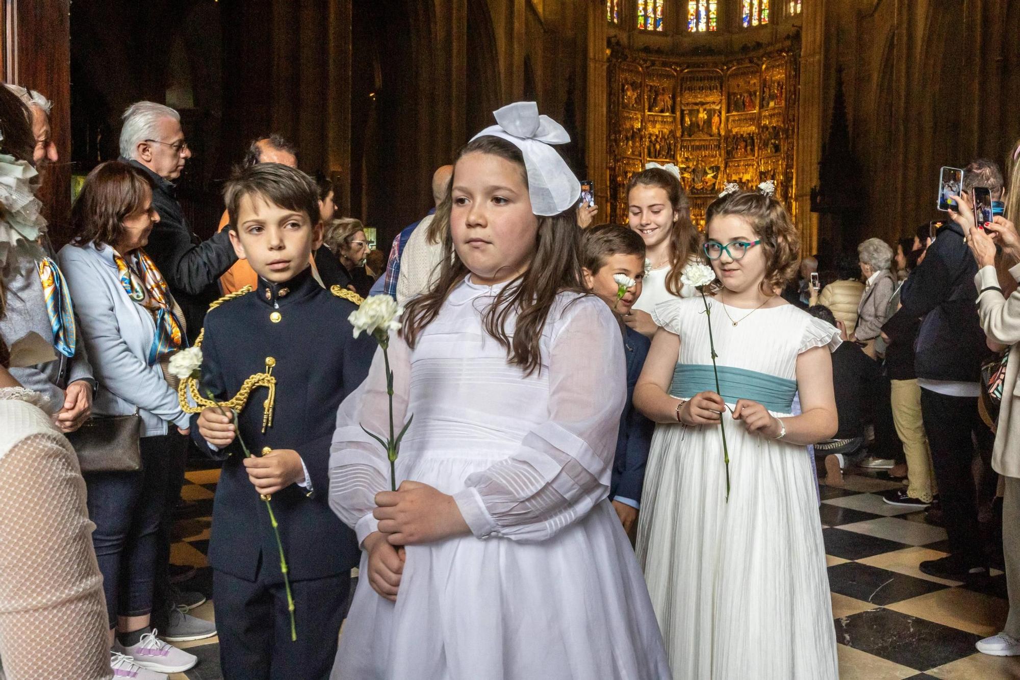 Celebración del Corpus en la Catedral de Oviedo