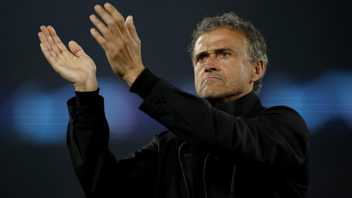 Luis Enrique, técnico del PSG