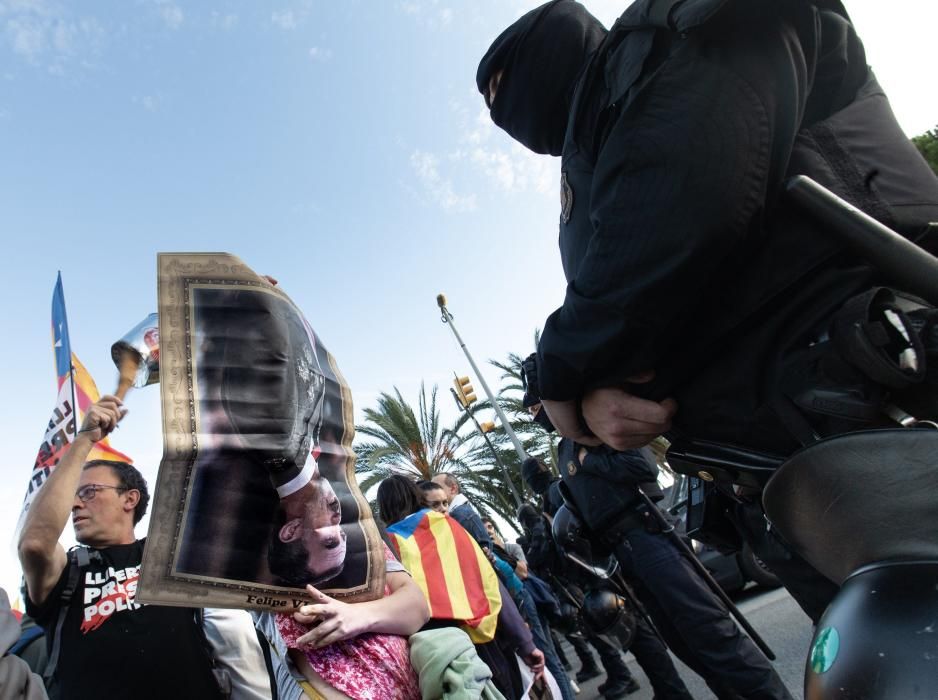 Protestas en los Premios Princesa de Girona