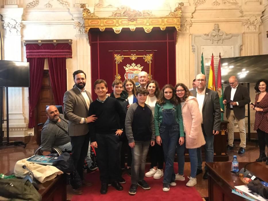 El Ayuntamiento de Málaga celebra el pleno infantil