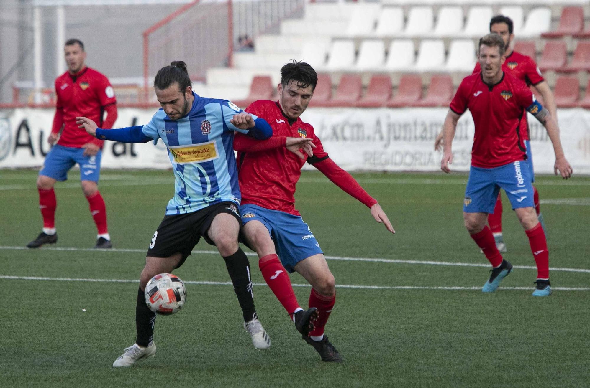 Empate entre el Atlético Saguntino y el CD Acero, en un inusual  derbi, con el Saguntino como local en el Fornás.