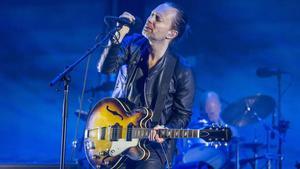 Thom Yorke, en el concierto de Radiohead en el Primavera Sound 2016