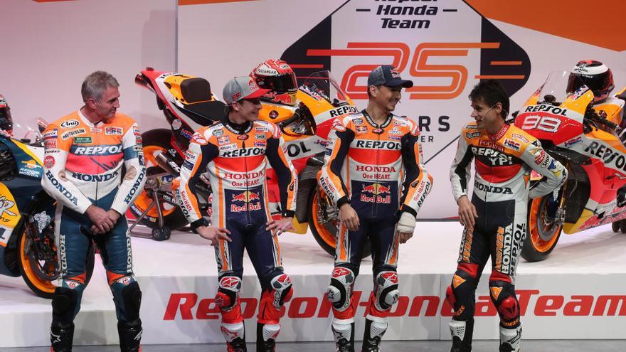 Las imágenes de la presentación del Repsol Honda