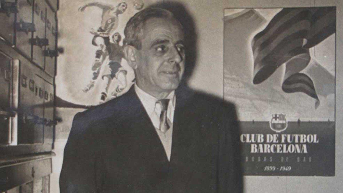 Josep Cubells, el histórico conserje del FC Barcelona