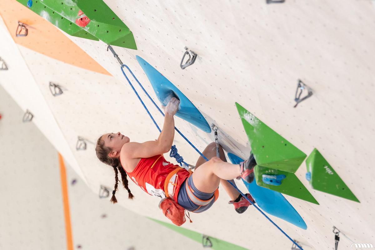 Iziar Martínez en la Copa de Europa de Dificultad en Žilina (2023)