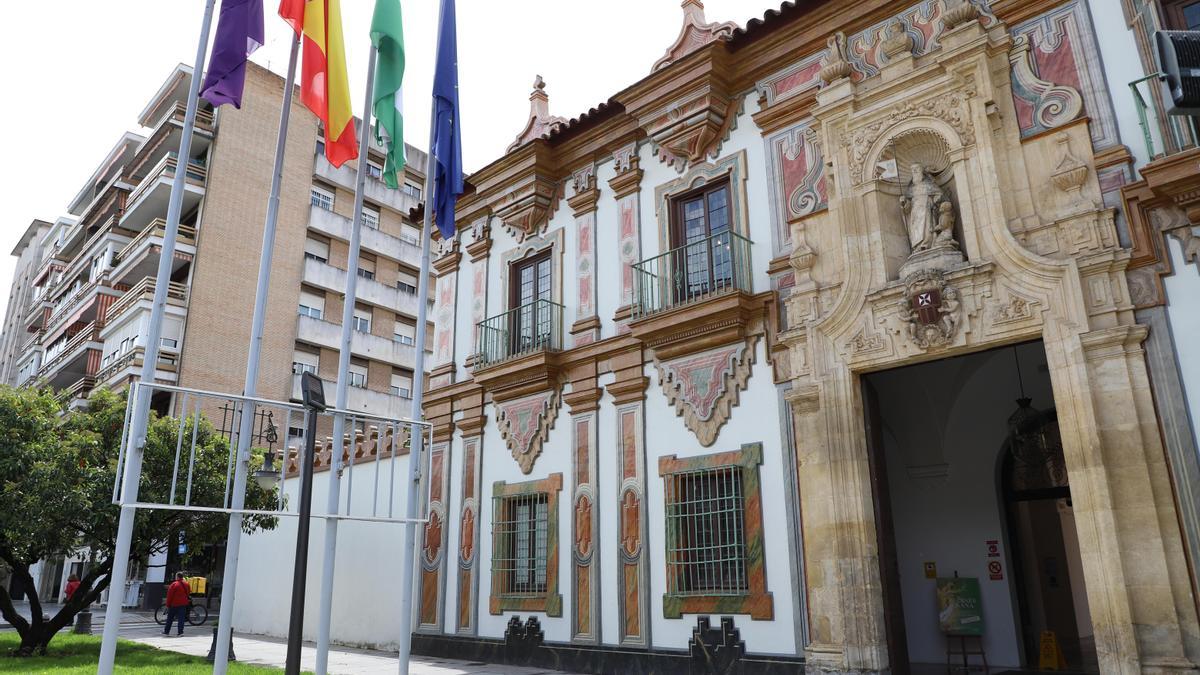 Vista exterior del Palacio de la Merced, sede de la Diputación de Córdoba.