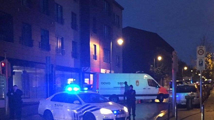 Operación policial en Bélgica, tras los atentados de París.