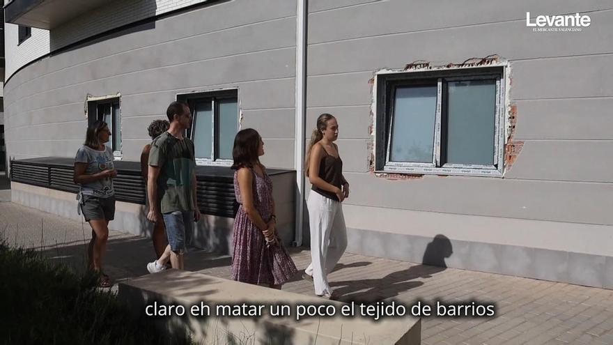 Los vecinos del residencial de Benicalap donde hay proyectado un 'hostel' de 22 habitaciones