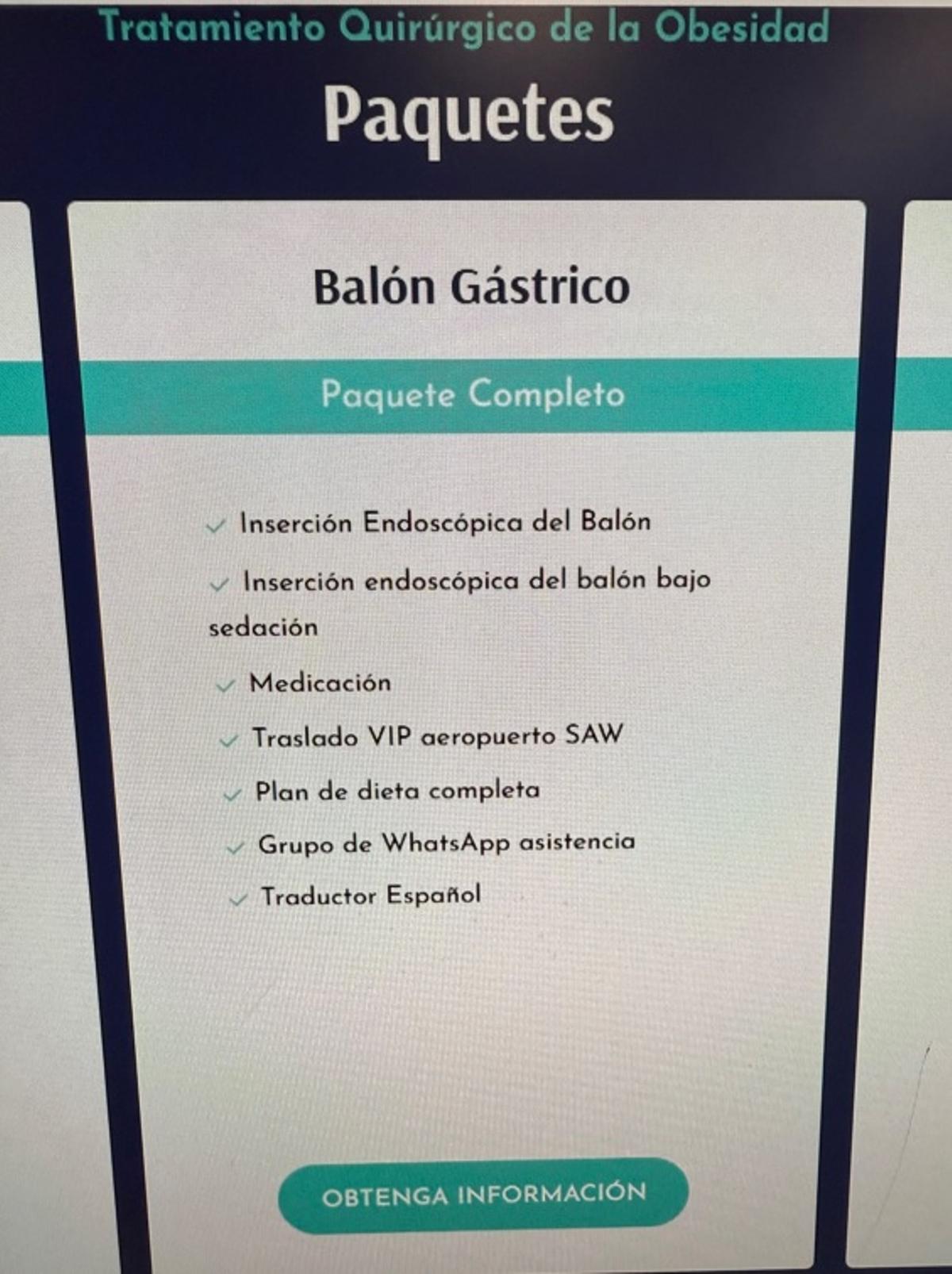 Grupos de whatsapp tras la operación de reducción de estómago en Turquía.