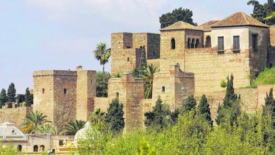 Imagen del conjunto monumental de la Alcazaba y Gibralfaro.