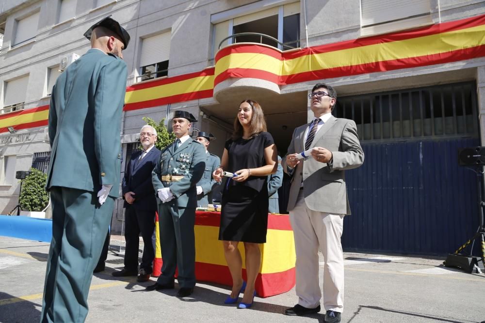 Misa y acto castrense en el cuertel de la Compañía de la Guardia Civil de Torrevieja y la Vega Baja el día de la Virgen del Pilar