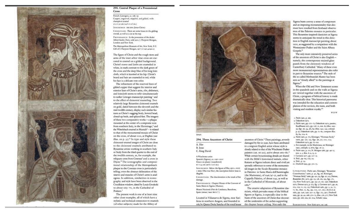 Detalle de los antepasados de Cristo que regresaron a Nueva York en 1997